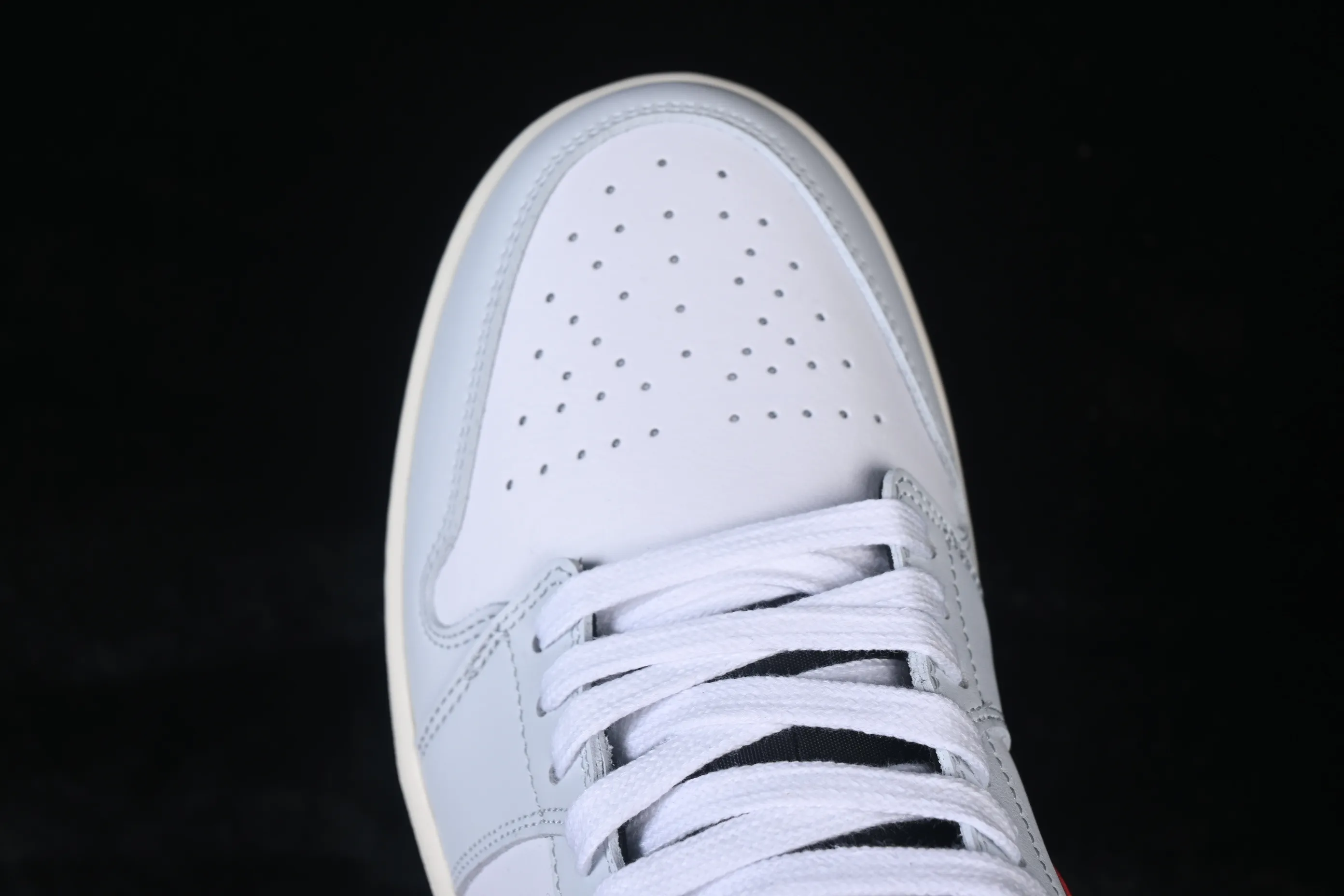 All categories Air Jordan Jordan series basketball shoes Air Jordan 1 Low Air Jordan 1 Low AJ1 Joe 1 rice white red low-top retro culture basketball shoes 553558-081